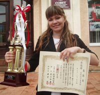 Вице-чемпионка Японии из Попутной